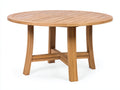 Tavolo da giardino - Teak - 130x130x75 cm - Teak naturale - Quattro gambe