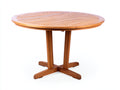 Tavolo da giardino - Teak - 120x120x75 cm - Teak naturale - Base a croce