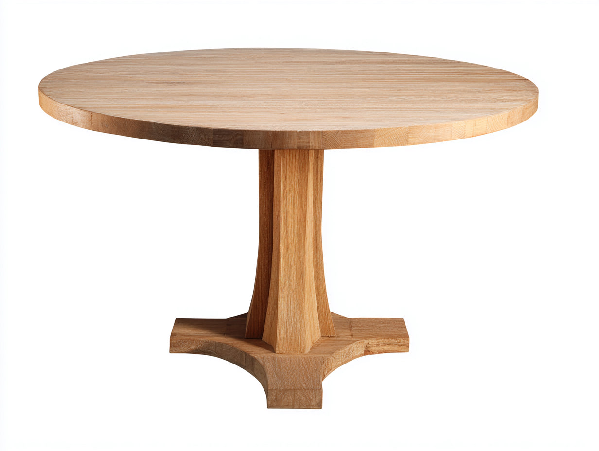Tavolo da giardino - Teak - 120x120x75 cm - Teak naturale - Base a croce