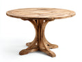 Tavolo da giardino - Teak - 125x125x75 cm - Teak naturale - Stile rustico